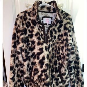 Cozy Cheetah print Sherpa